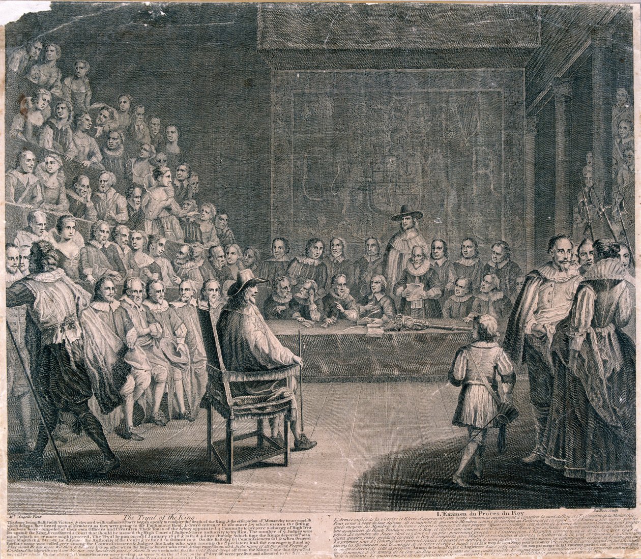Proces van Koning Karel I, Paleis van Westminster door Claude Dubosc