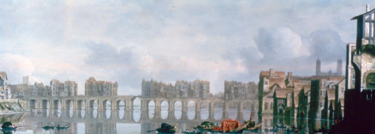 London Bridge, 1630 door Claude Jongh