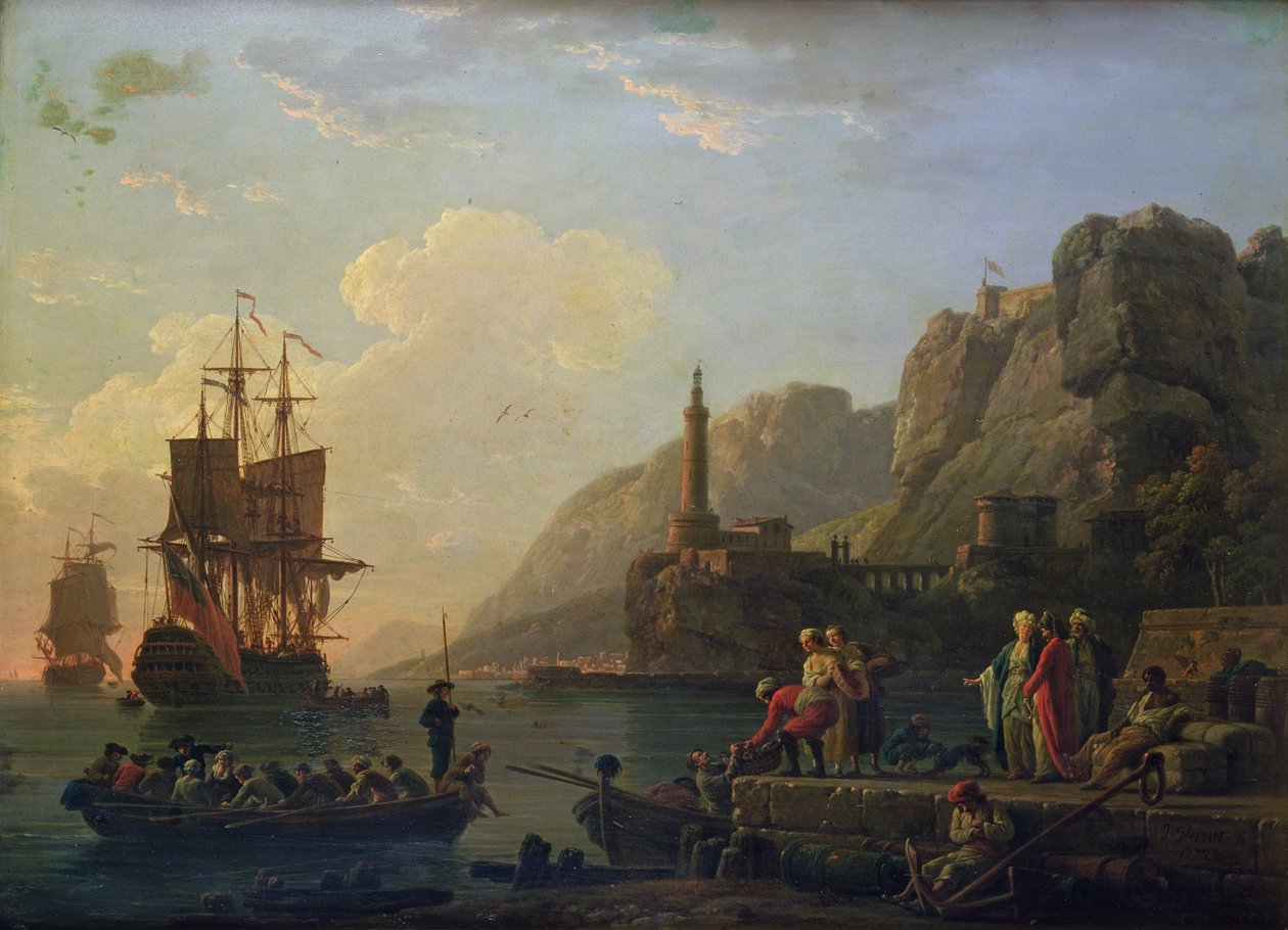 De haven door Claude Joseph Vernet