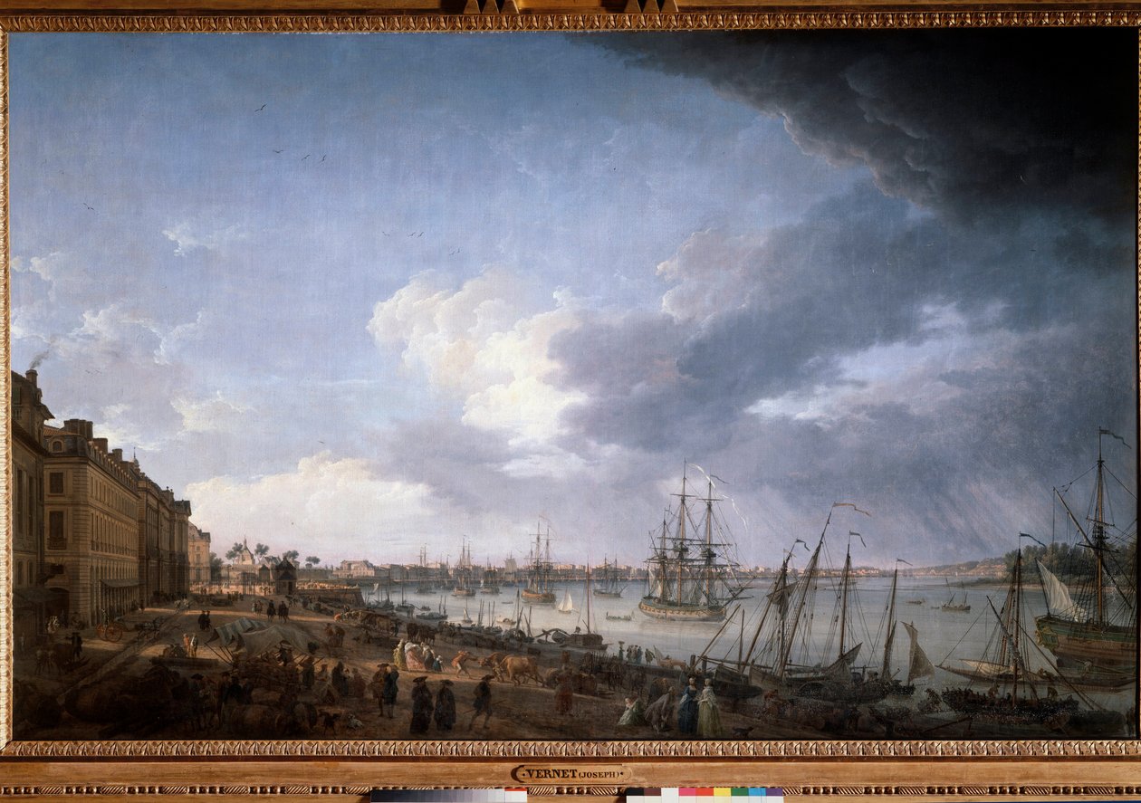 De haven van Bordeaux door Claude Joseph Vernet