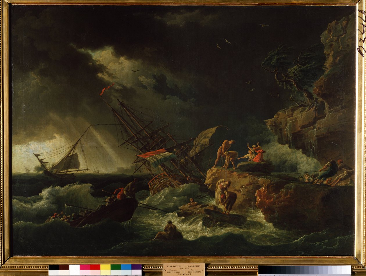 Onbekend beeld door Claude Joseph Vernet