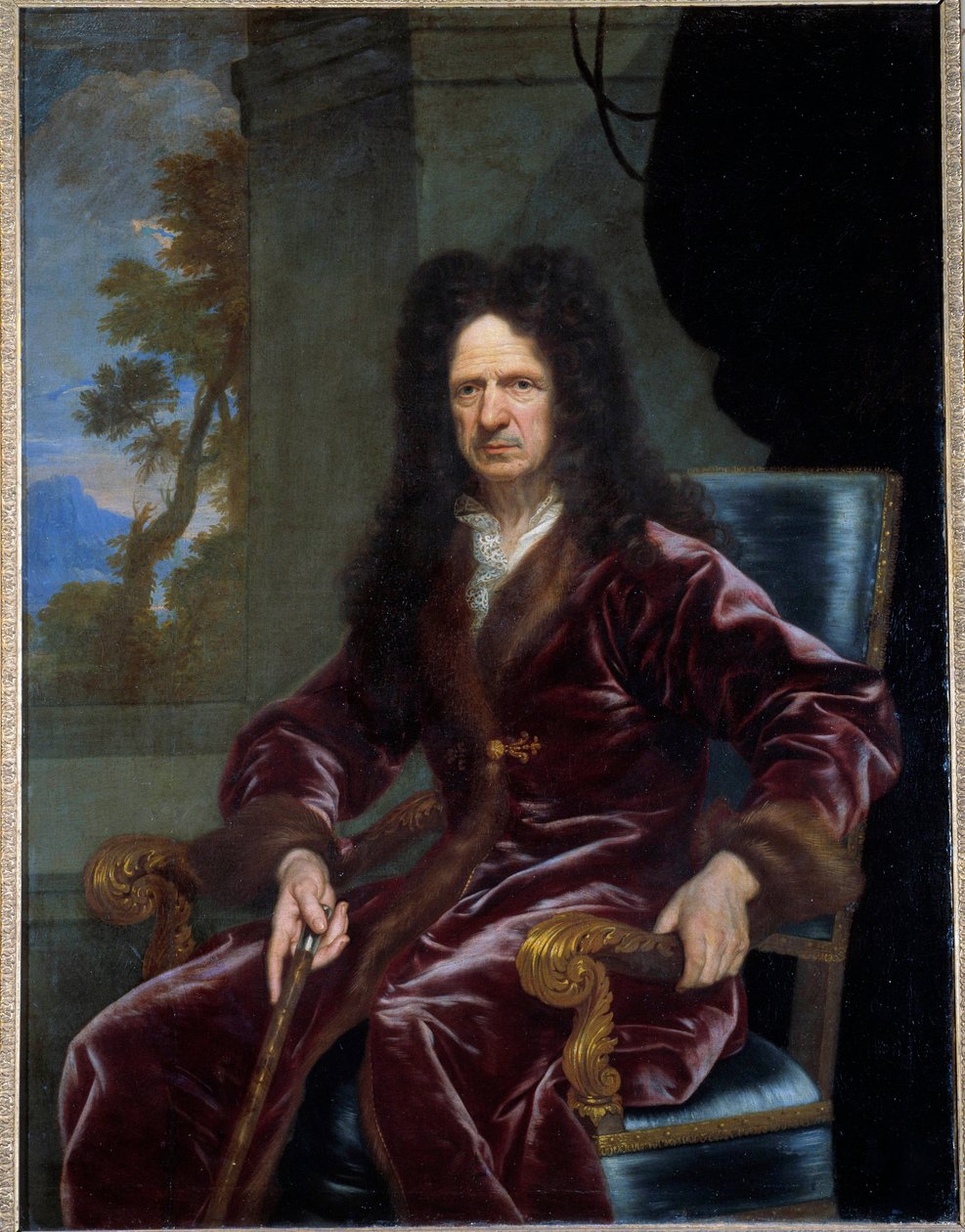 Portret van Andre Le Notre door Claude Lefebvre