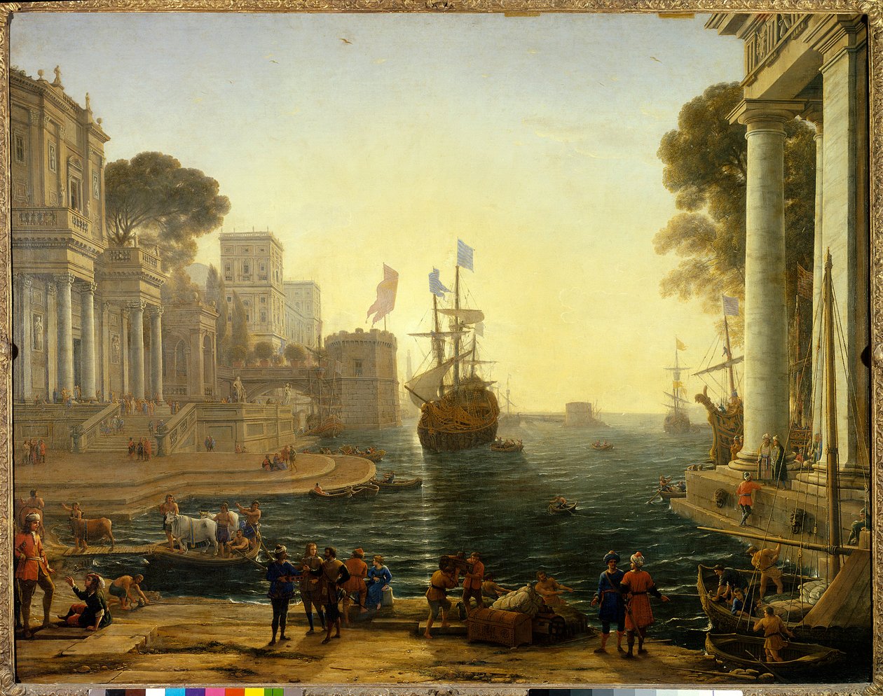 Ulysses geeft Chryseis aan zijn vader door Claude Lorrain