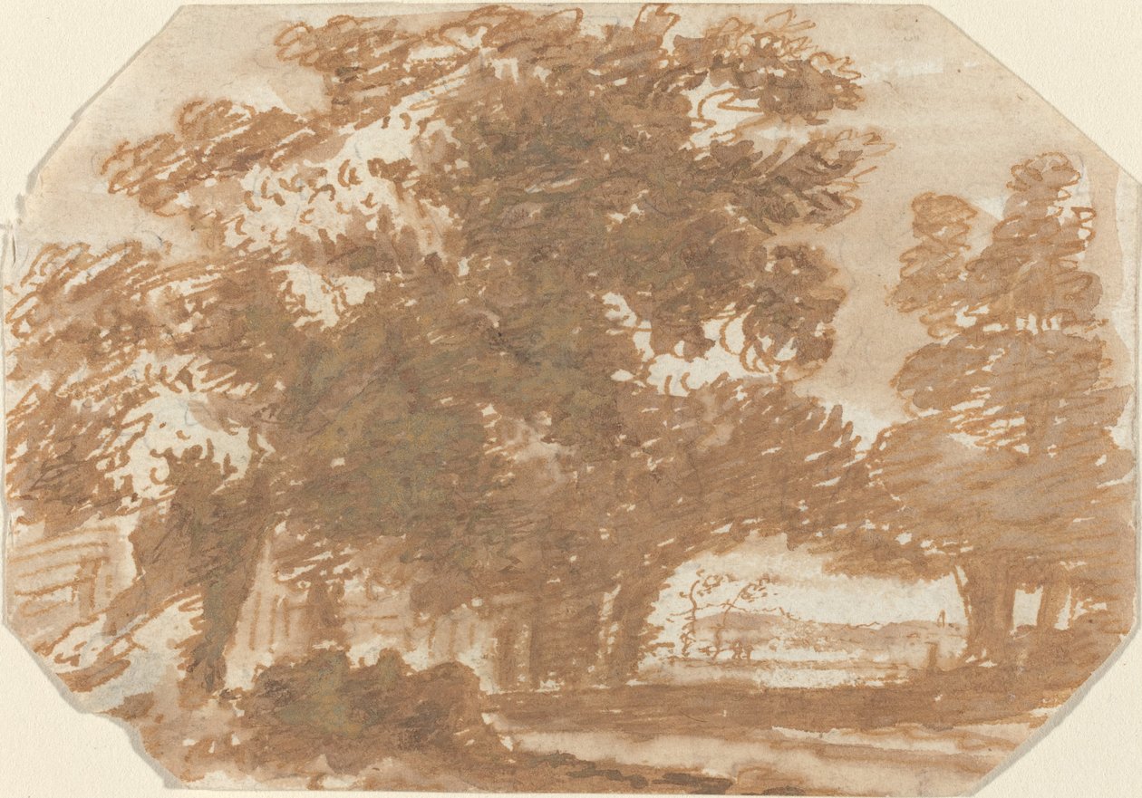 Boomgroep door Claude Lorrain