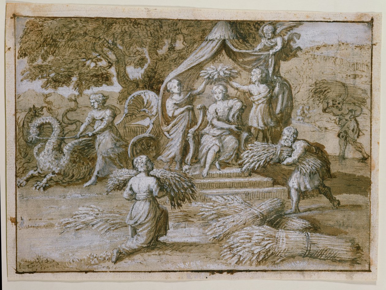 Hulde aan Ceres door Claude Lorrain