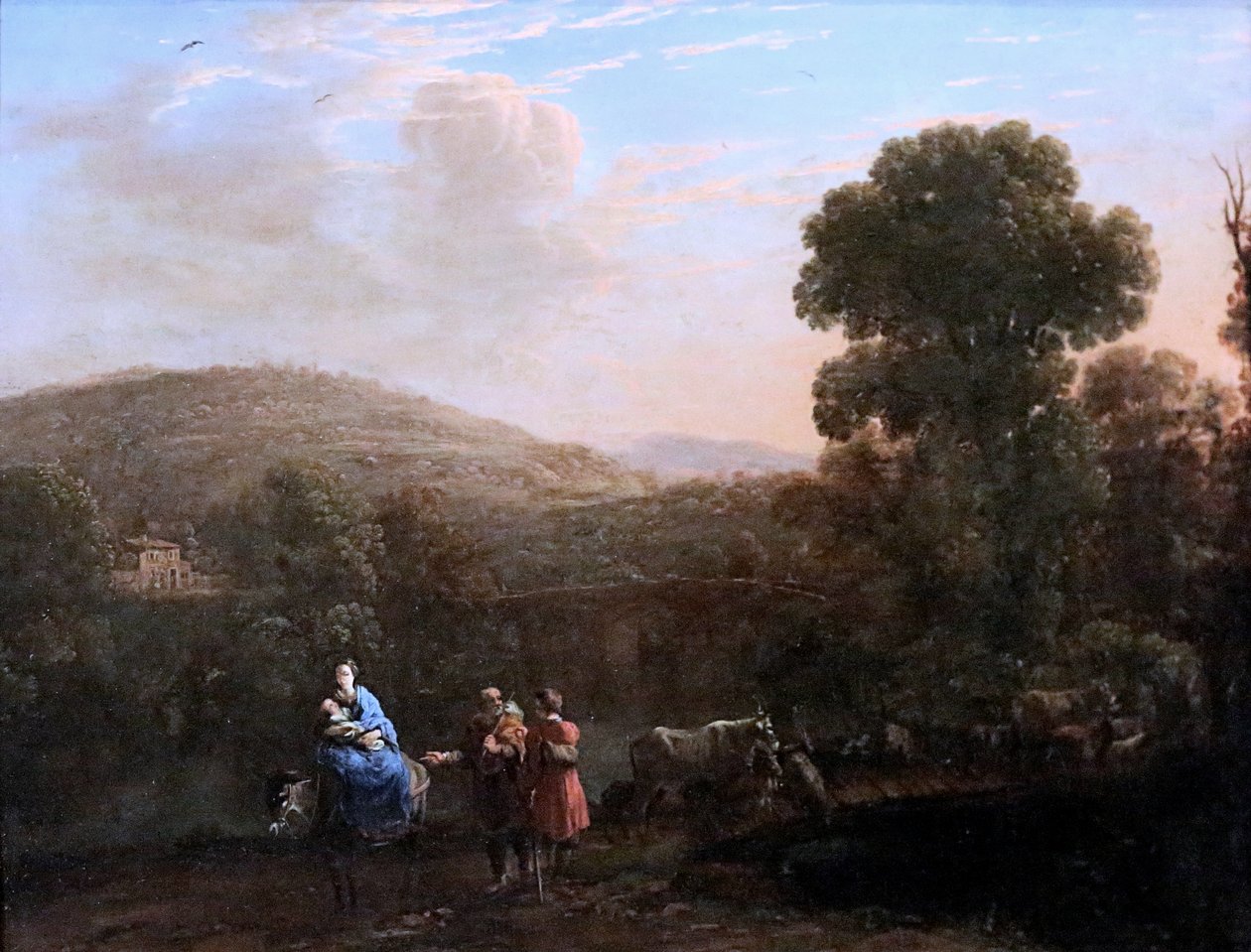 Lorrain - Vlucht naar Egypte. Vlucht naar Egypte. vers 1640. Straatsburg door Claude Lorrain