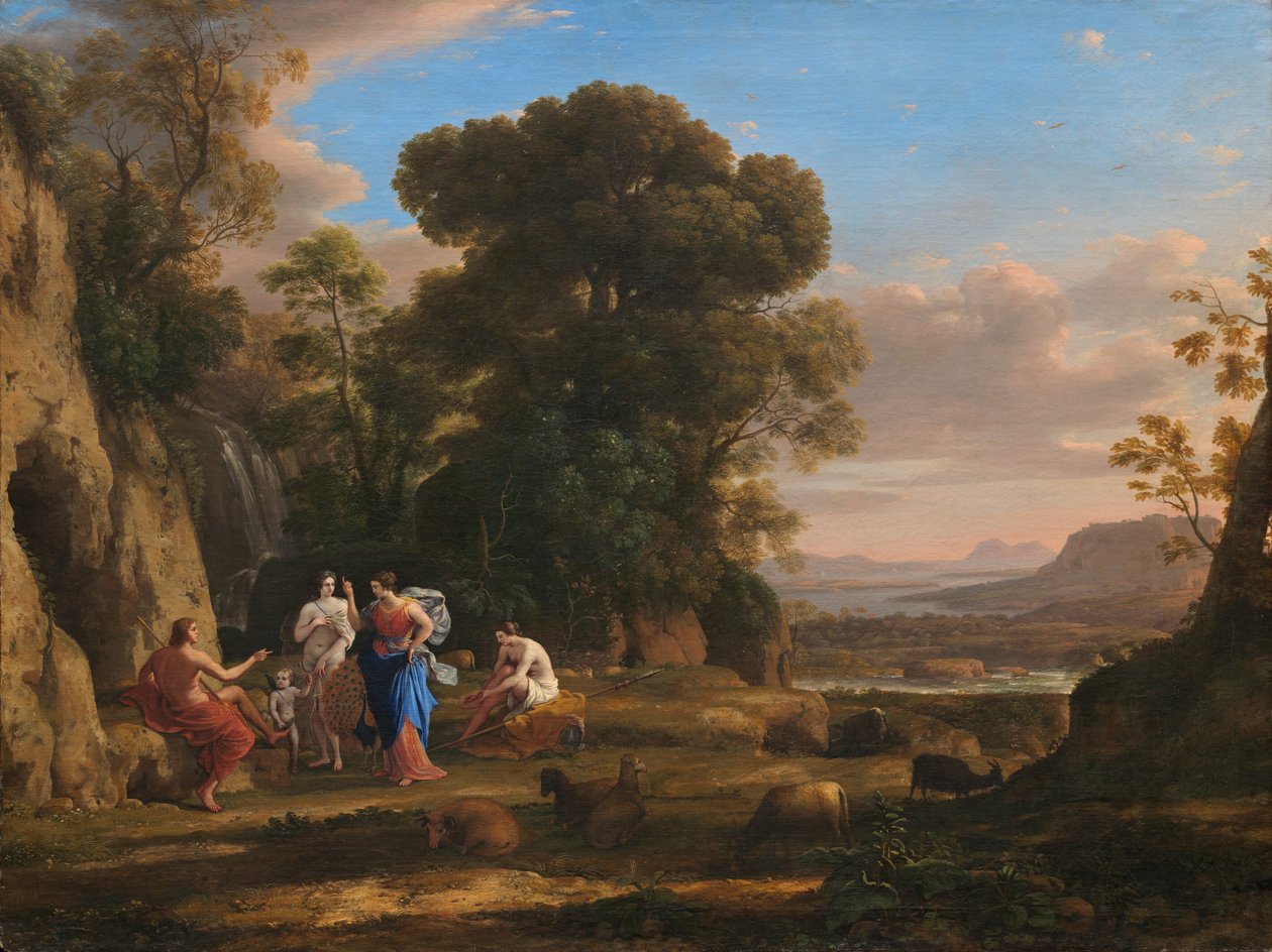 Het oordeel van Paris door Claude Lorrain