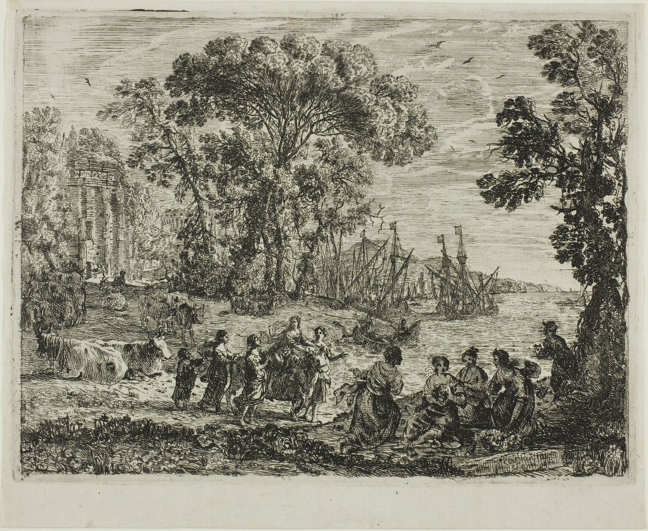 De verkrachting van Europa door Claude Lorrain