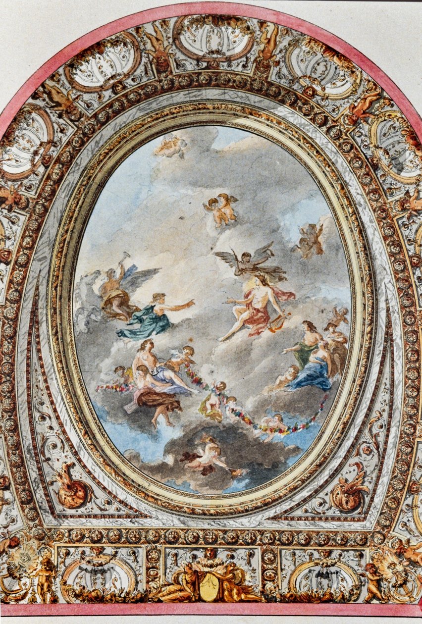 Het plafond van het theater, uit 