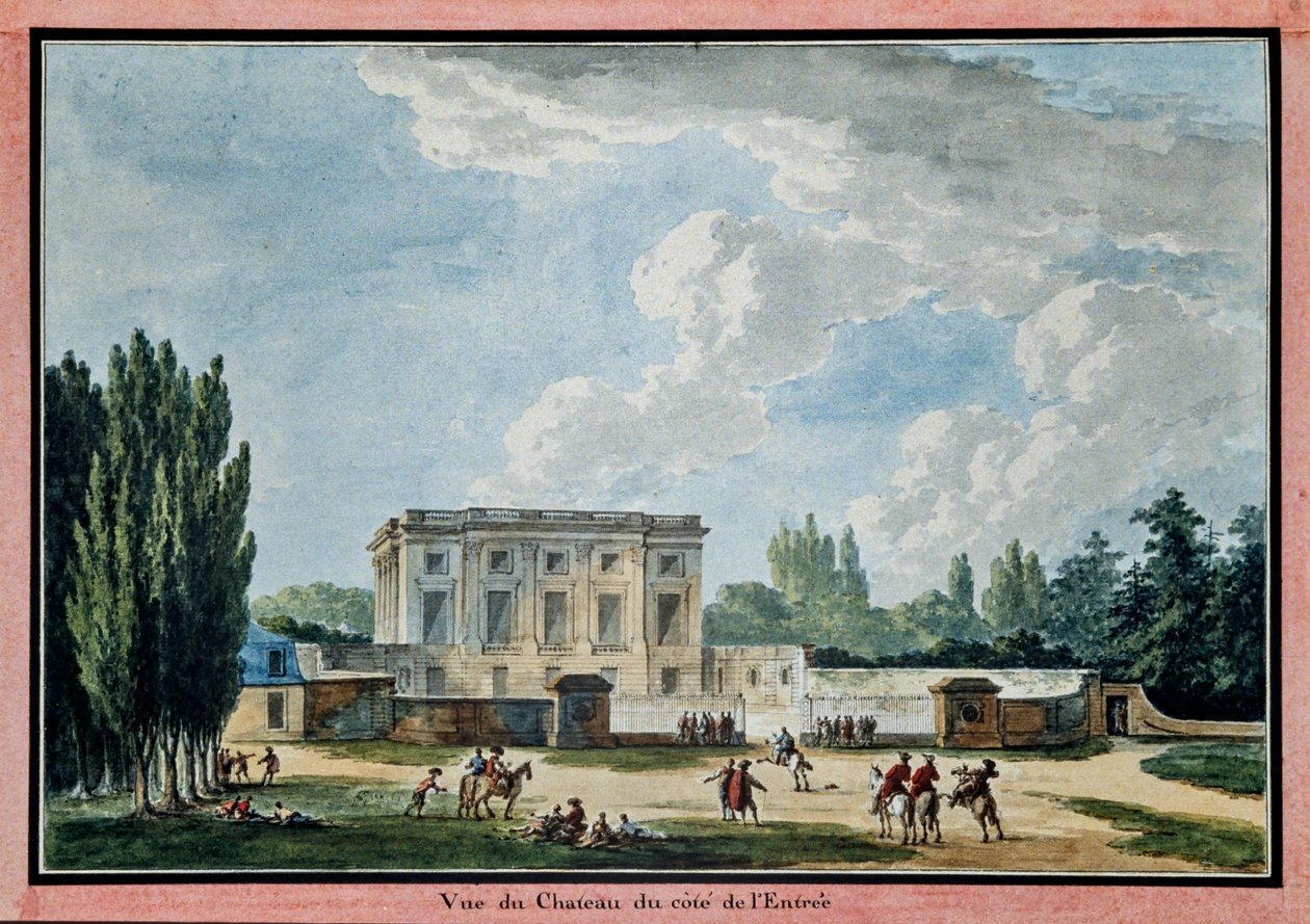 Uitzicht op het kasteel, uit 