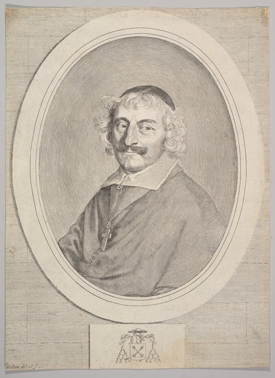 Alphonse III Delbène, Bisschop van Orléans door Claude Mellan