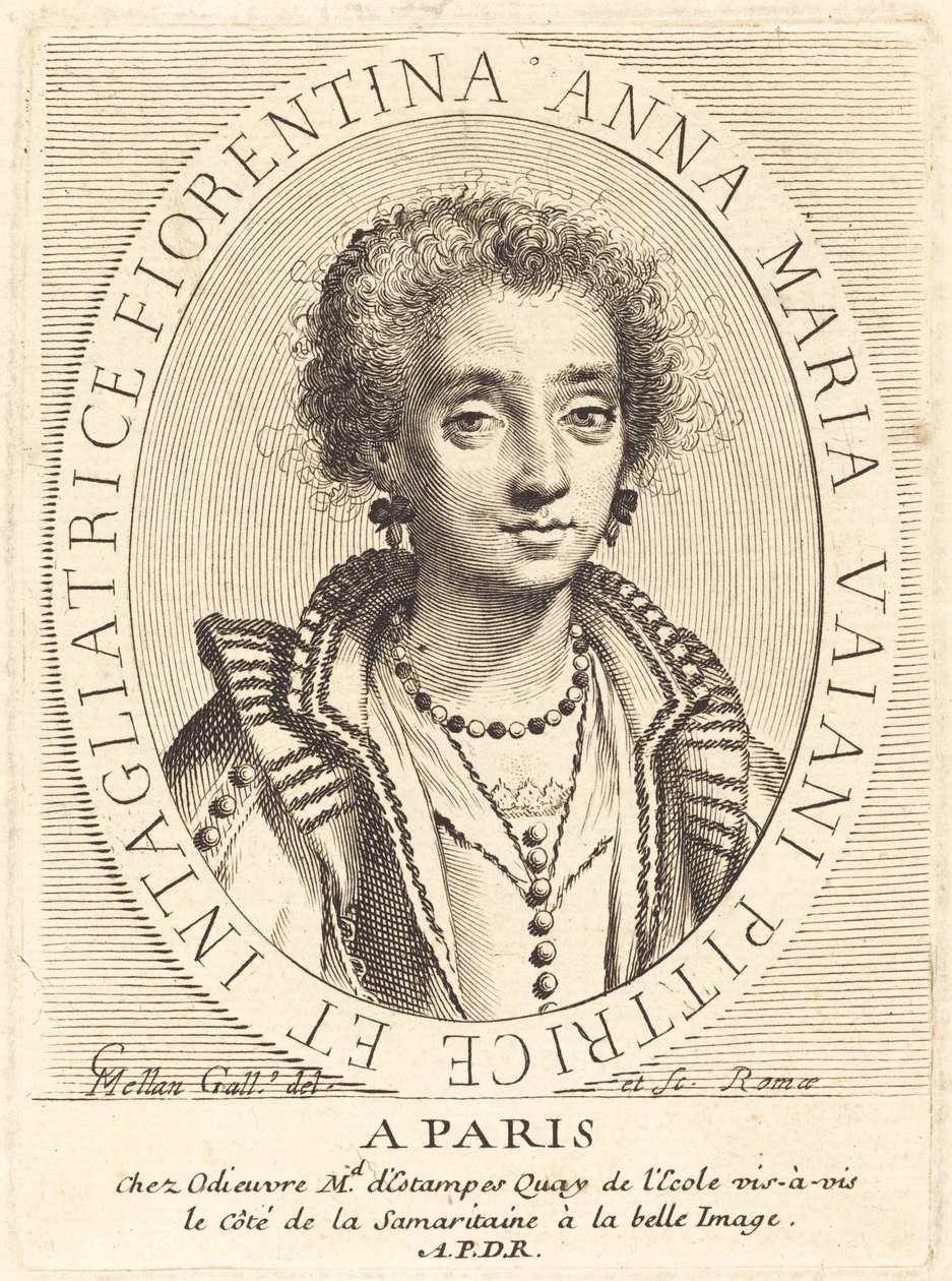 Anna Maria Vaiani door Claude Mellan