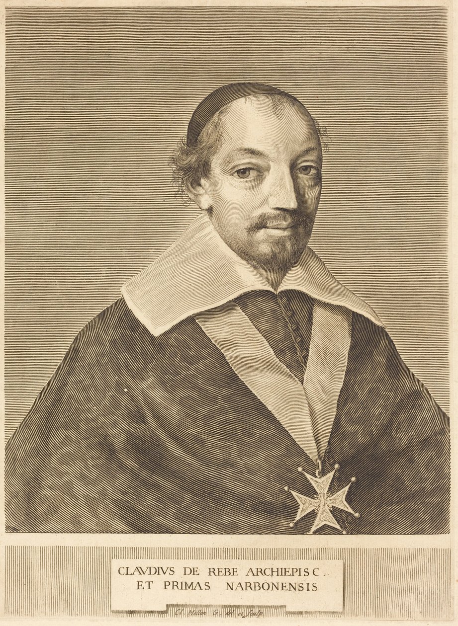 Claude de Rebe door Claude Mellan