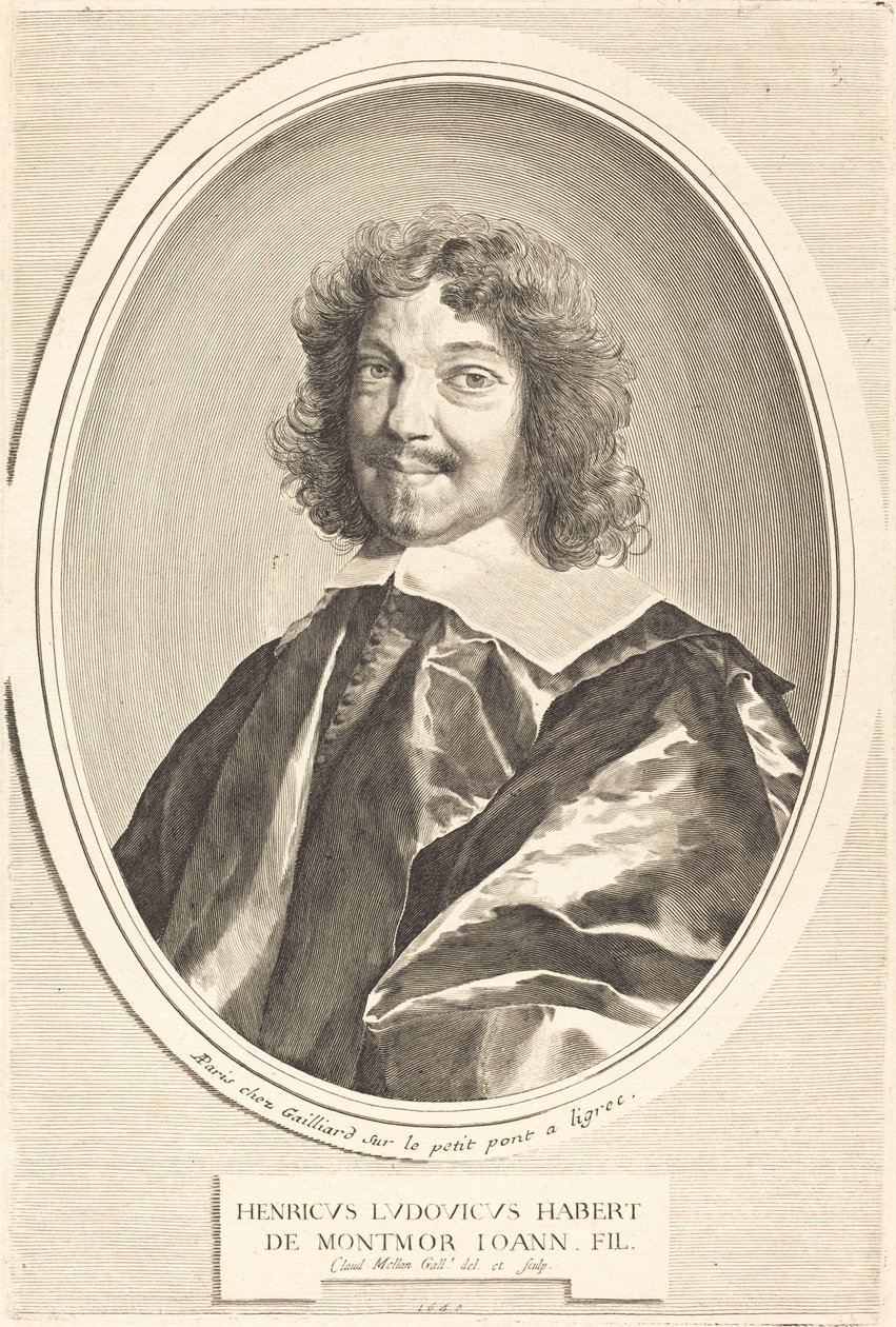 Henri-Louis Habert de Montmor door Claude Mellan