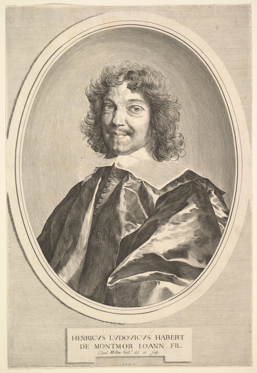 Henri-Louis Habert de Montmor, 1640 door Claude Mellan