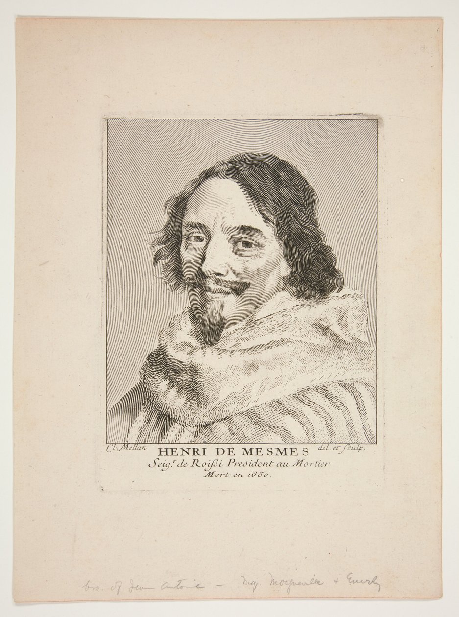 Henri de Mesmes door Claude Mellan