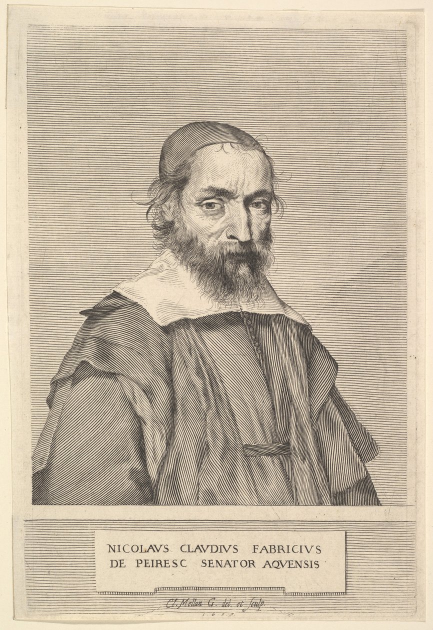Nicolas-Claude Fabri de Peiresc door Claude Mellan