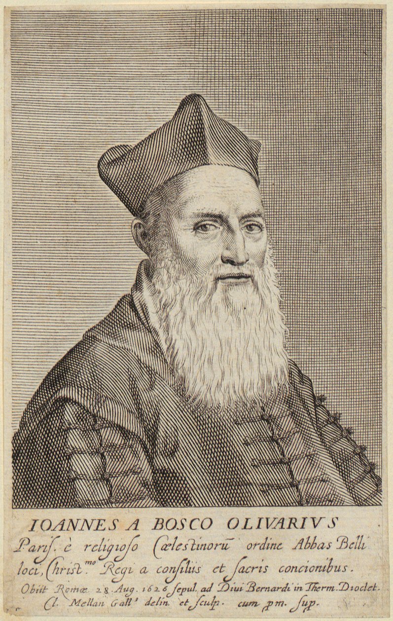 Portret van Jean Du Bois-Olivier door Claude Mellan