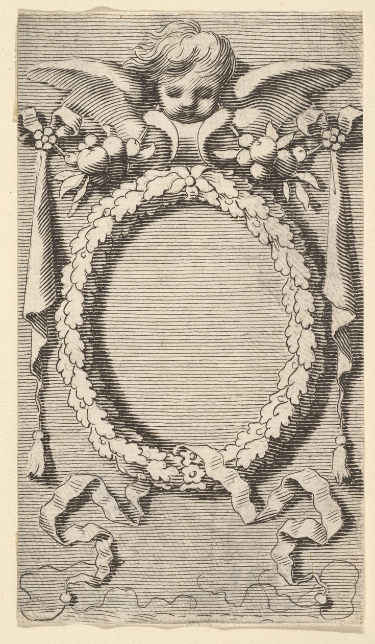 Titelpagina: Desmarets de Saint-Sorlin, LOffice de la Vierge Marie, 1645 door Claude Mellan
