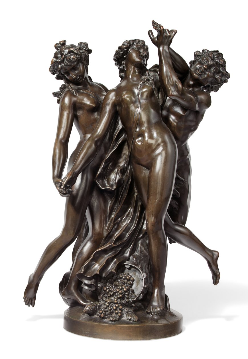 De Drie Gratiën, ca. 1860 door Claude Michel (after) Clodion