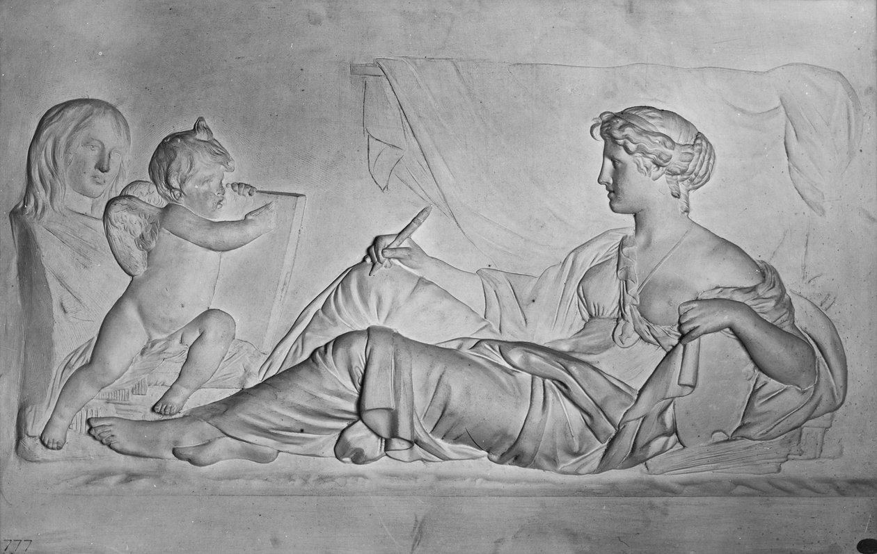 Geschiedenis, ca. 1810 door Claude Michel Clodion
