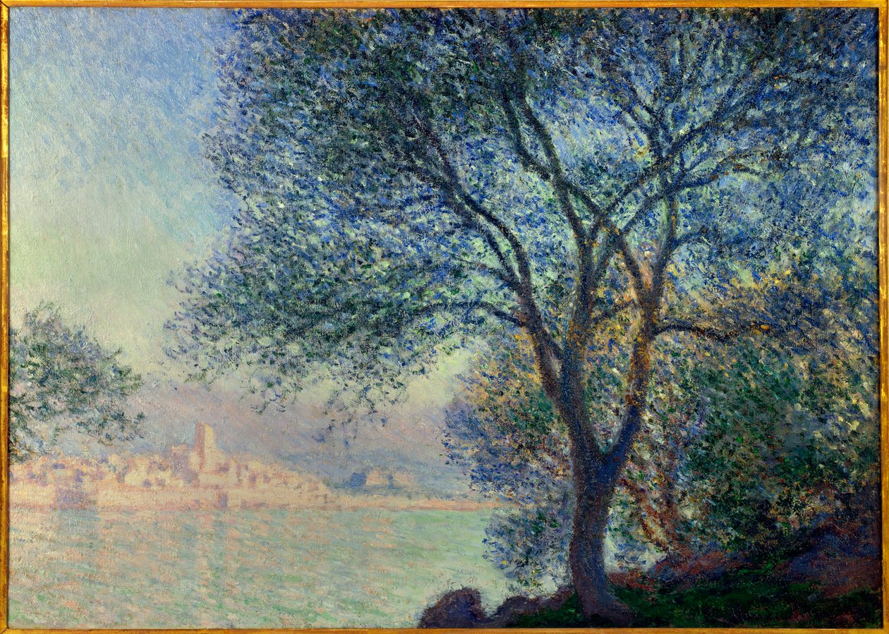 Antibes, zicht op de Salis door Claude Monet