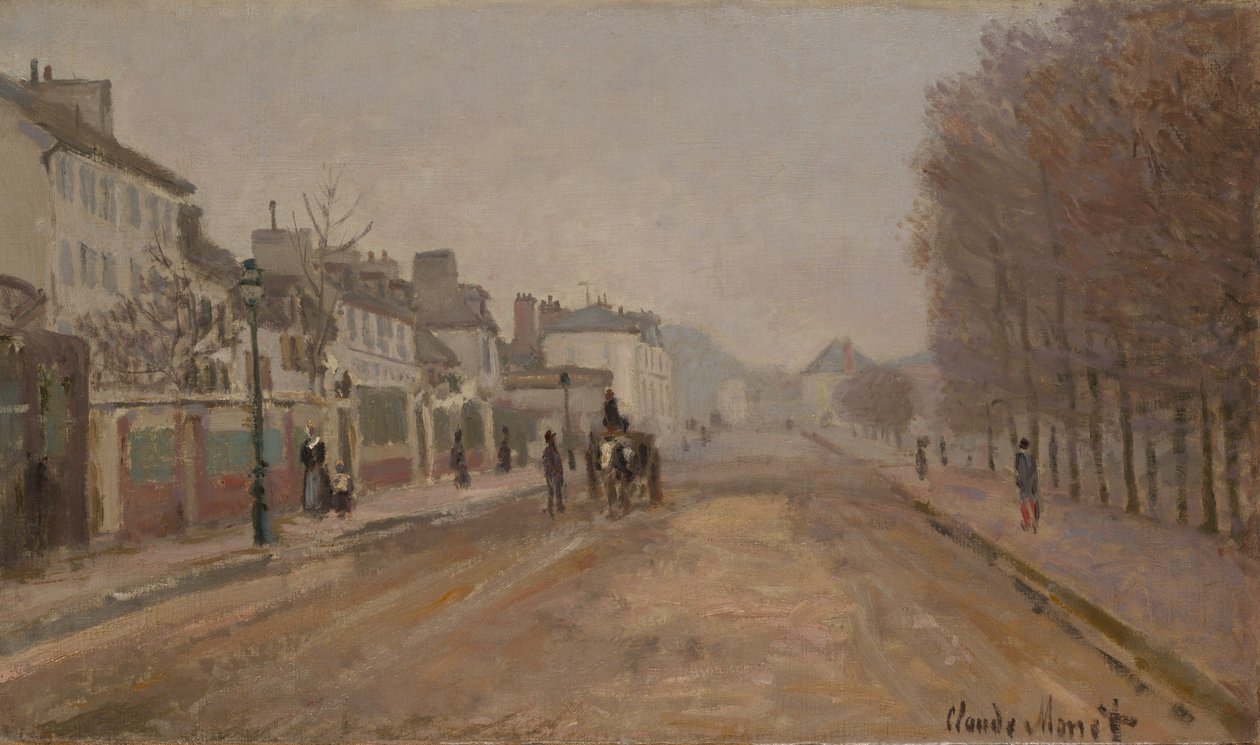 Boulevard Héloise, Argenteuil door Claude Monet