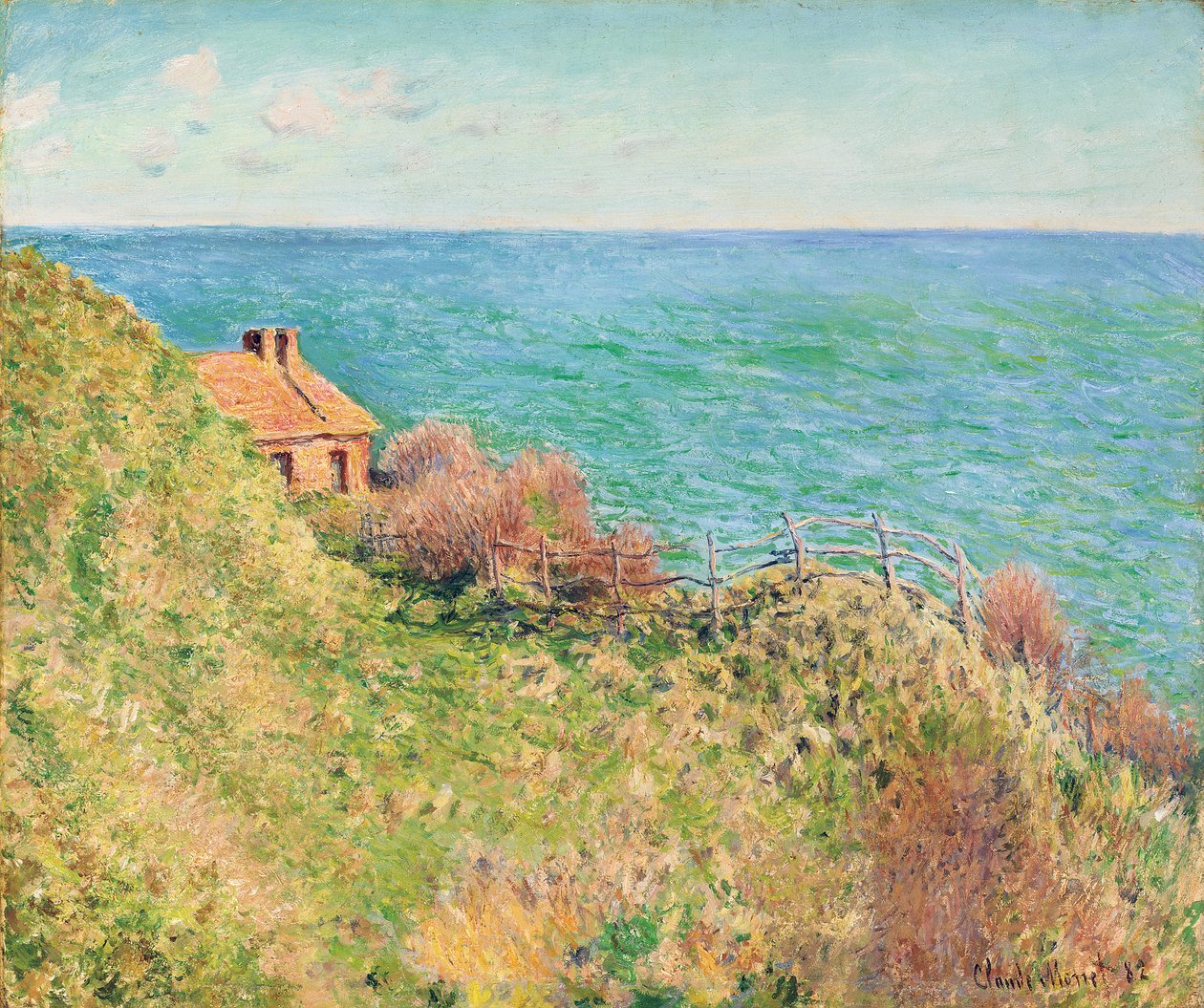 Hut van douanebeambten door Claude Monet