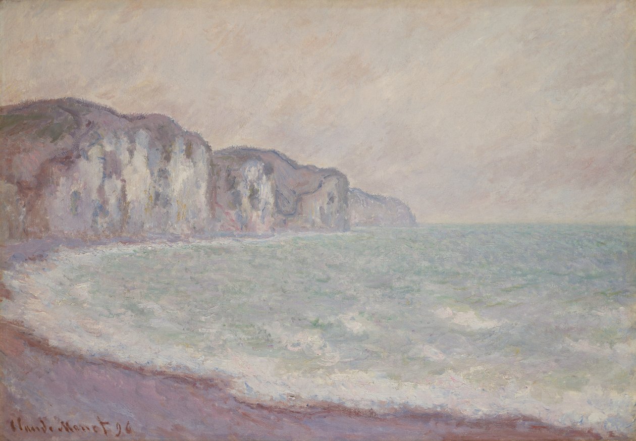 Klip bij Pourville door Claude Monet