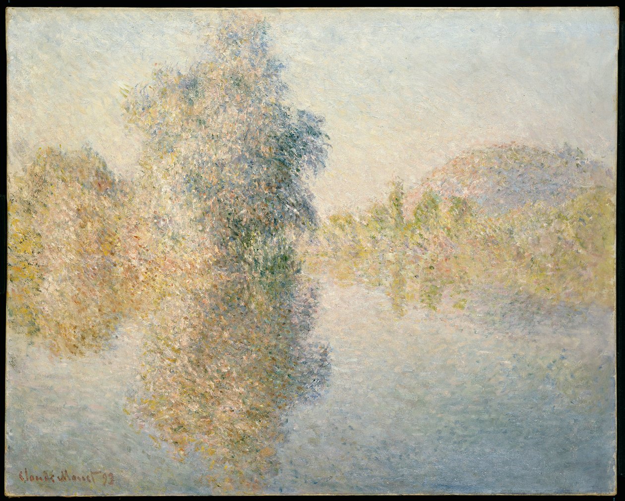 Vroege Ochtend aan de Seine bij Giverny door Claude Monet