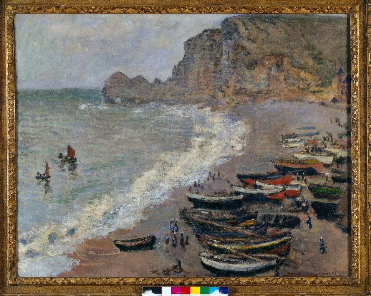 Etretat: het strand en de Porte d