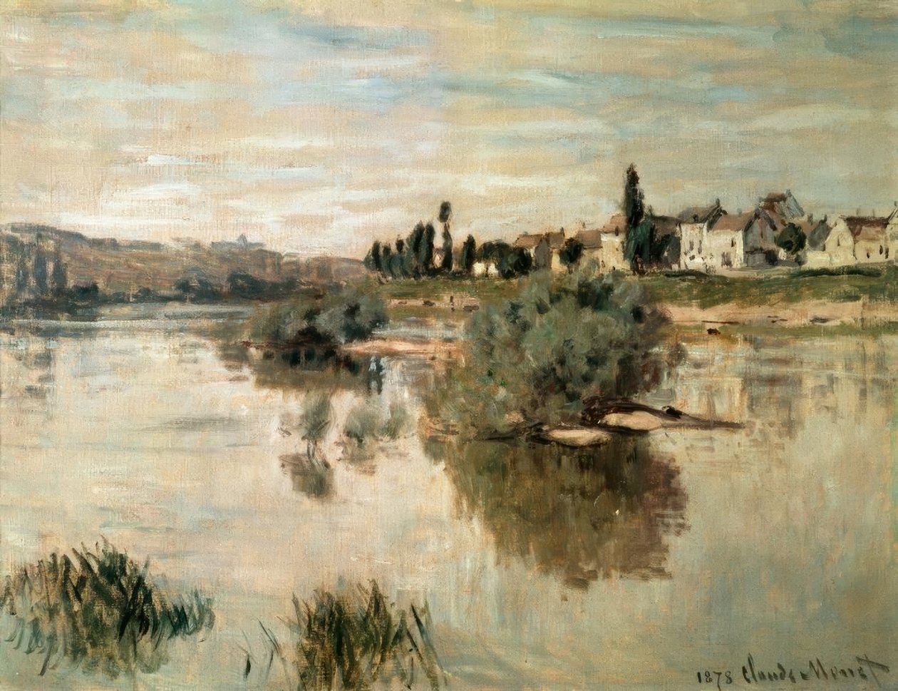 De Seine bij Lavacourt door Claude Monet