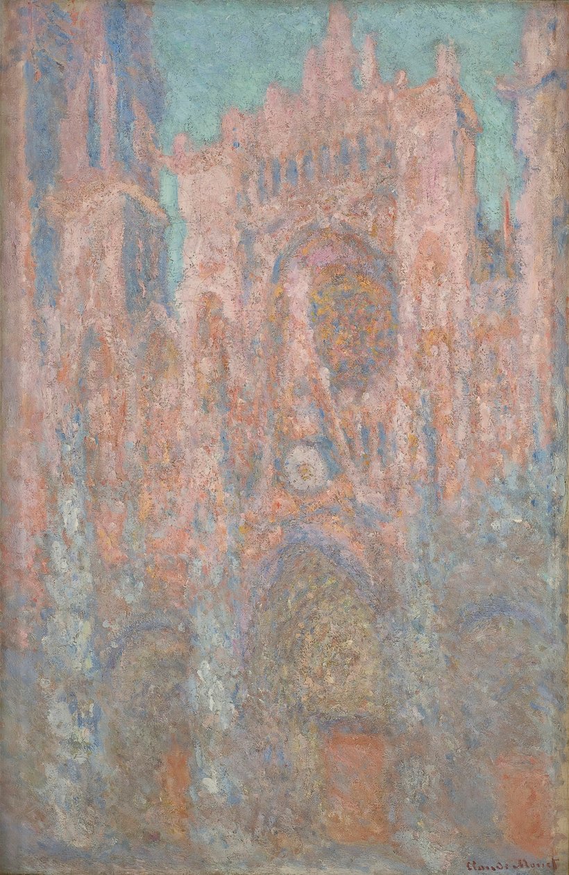De kathedraal van Rouen. Laat in de middag, 1893 door Claude Monet