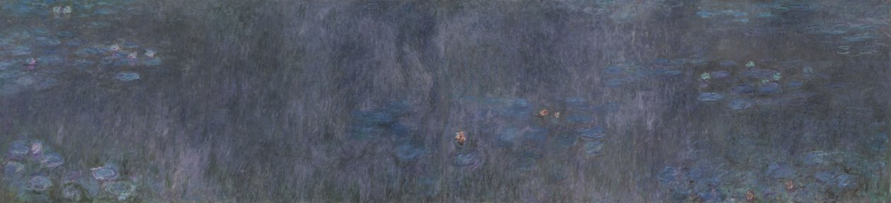 Weerspiegelingen van bomen door Claude Monet