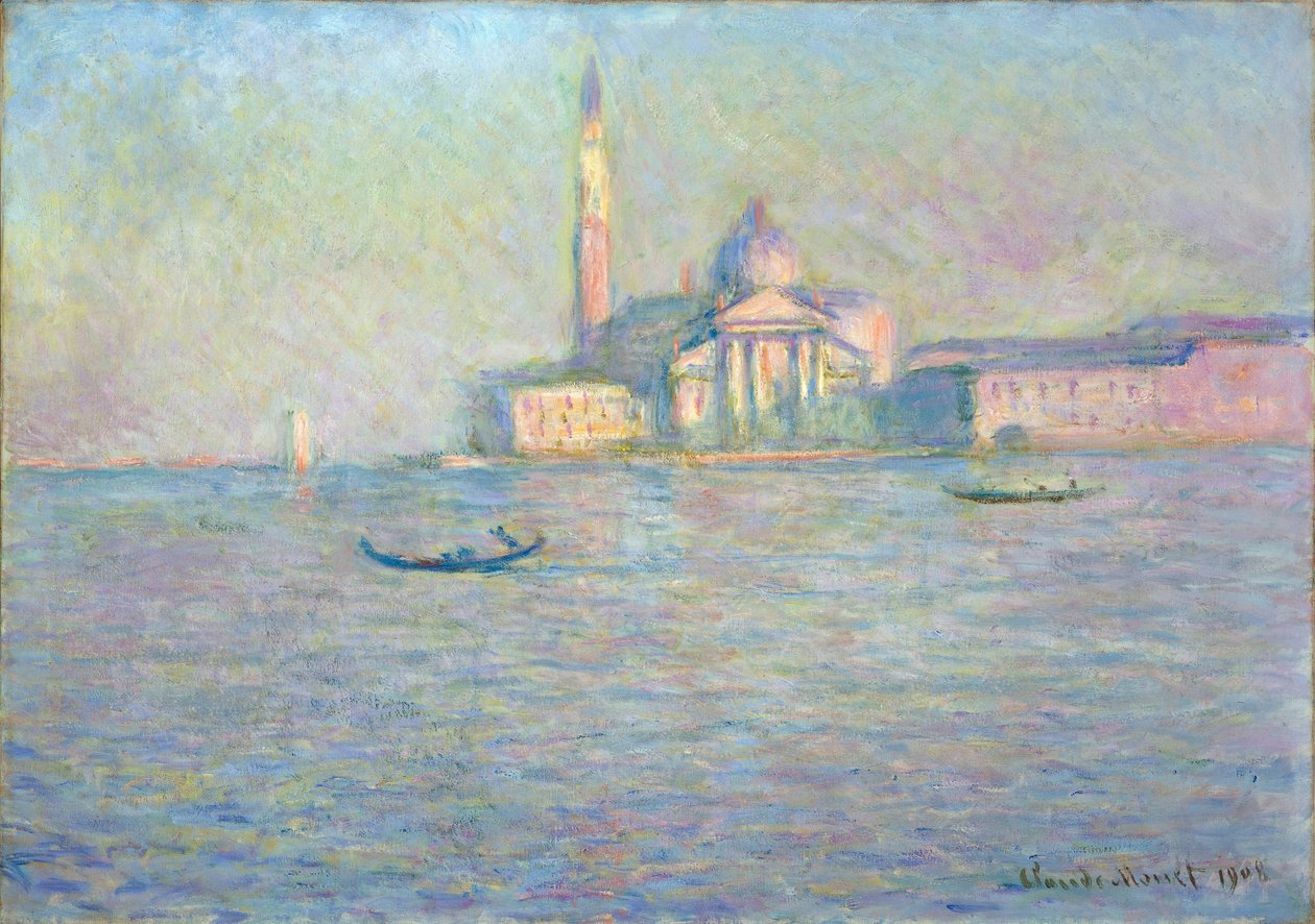 San Giorgio Maggiore (Venetië, Italië) door Claude Monet