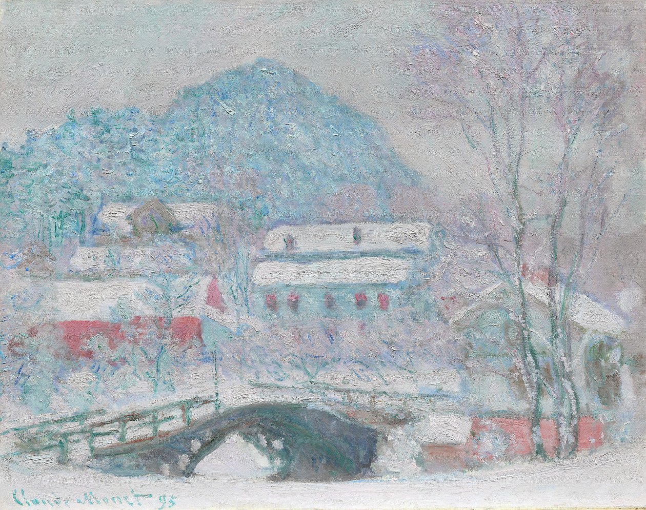 Sandvika, Noorwegen, 1895 door Claude Monet