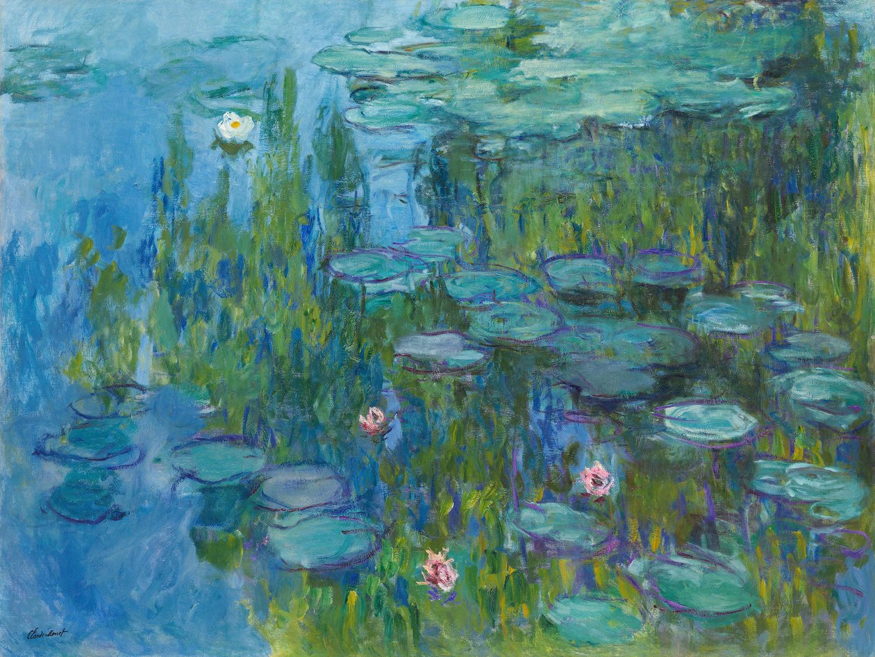 Waterlelies door Claude Monet