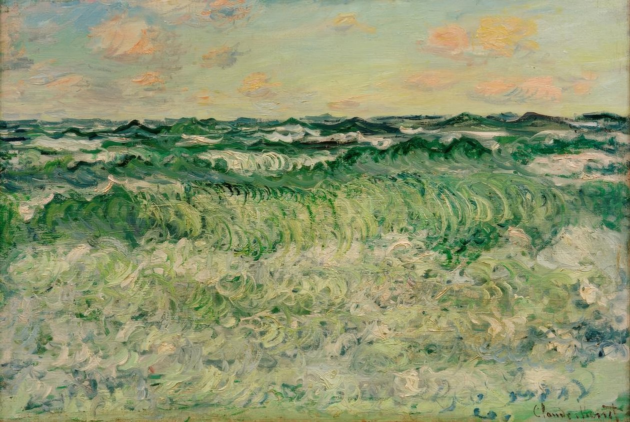 Zeegezicht door Claude Monet