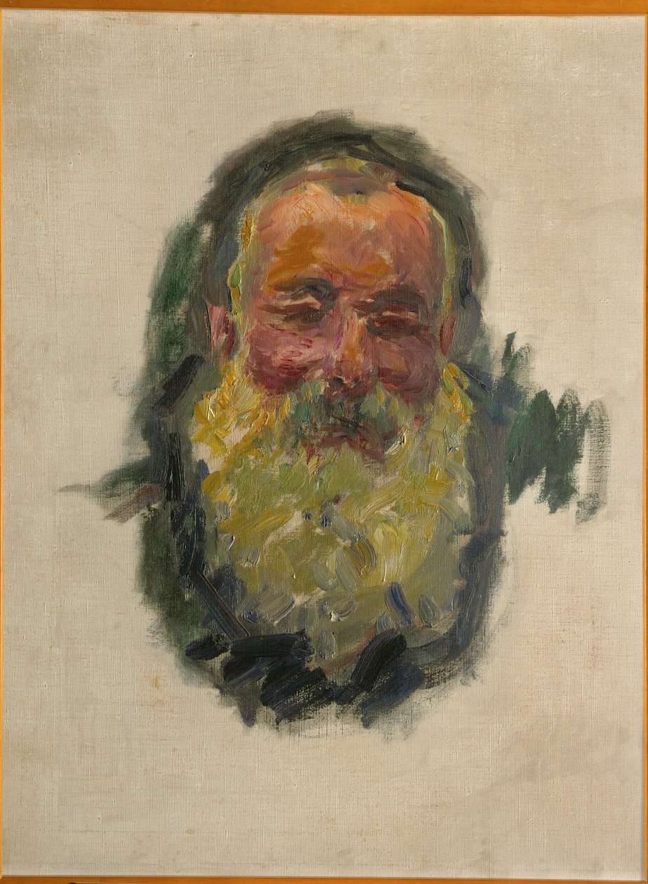 Zelfportret (olieverf op doek) door Claude Monet