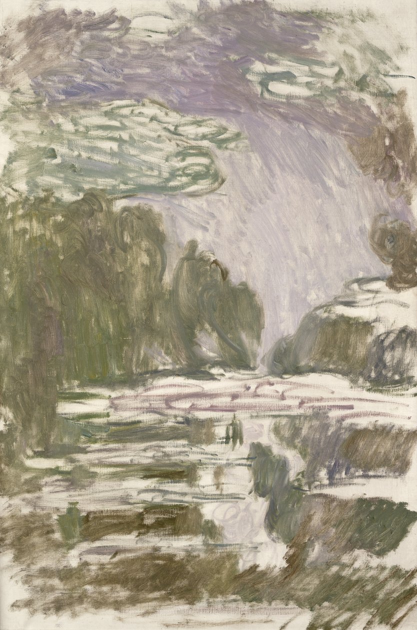Studie voor de Waterlelies, 1907 door Claude Monet