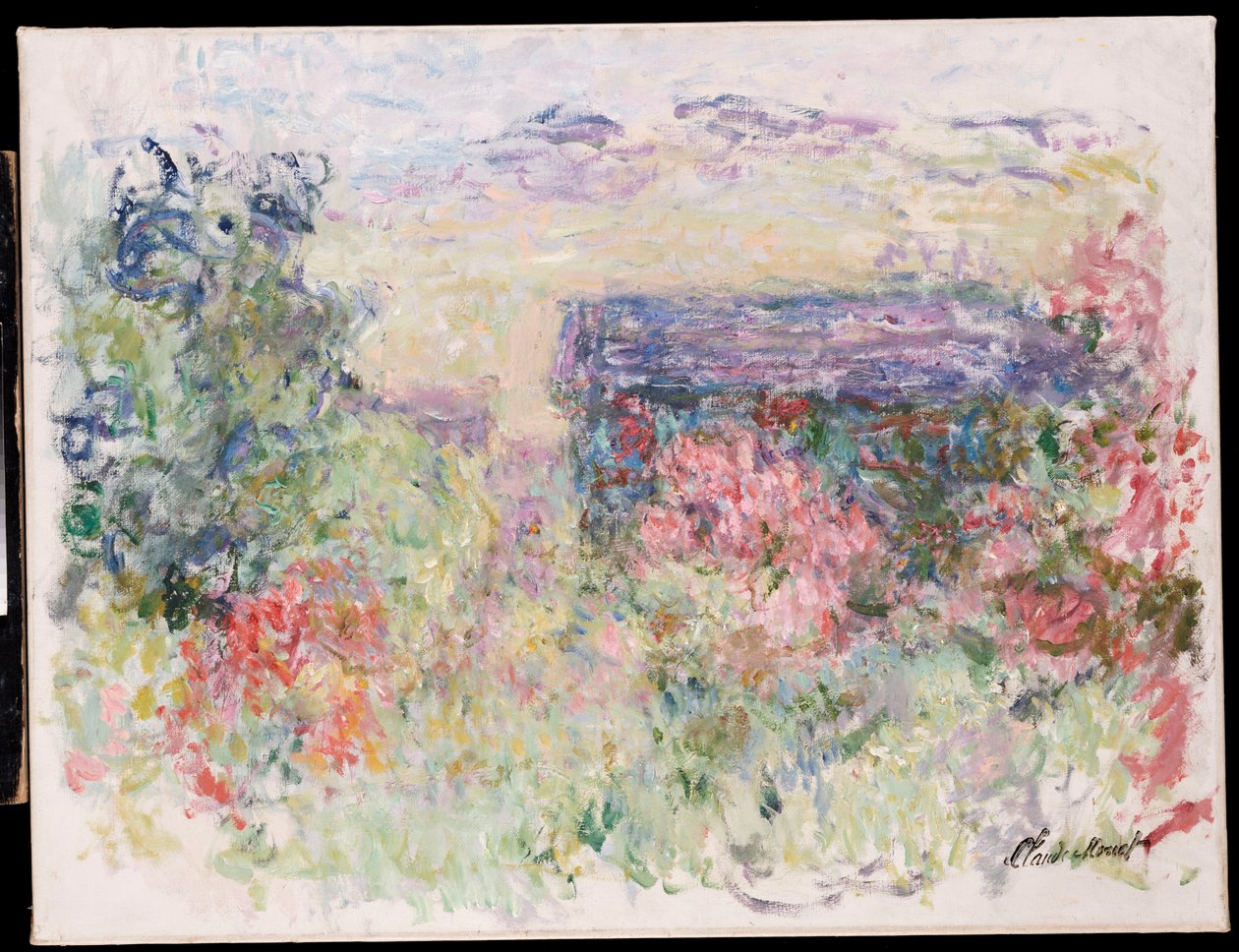 Het Huis Door de Rozen door Claude Monet