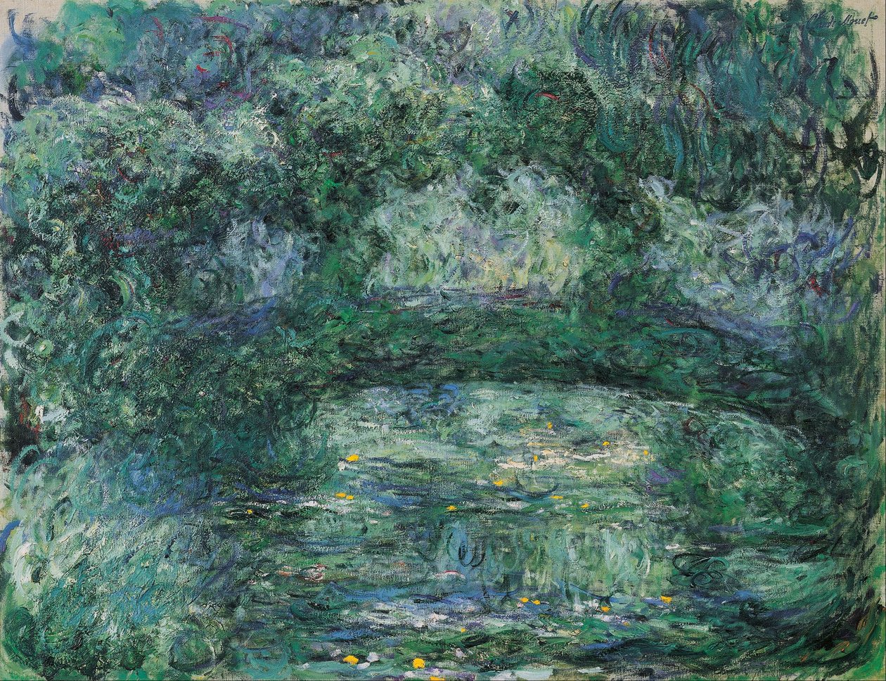 De Japanse brug door Claude Monet