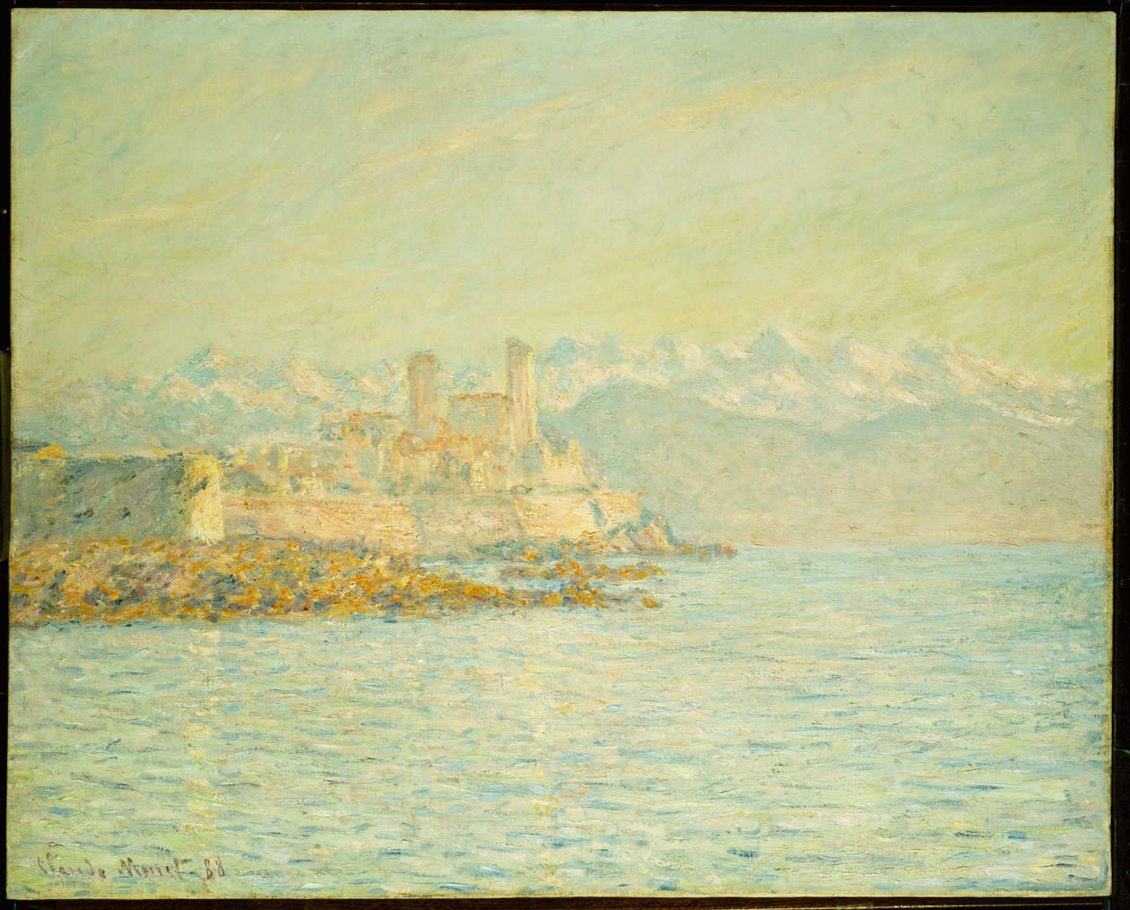 Het Oude Fort bij Antibes door Claude Monet