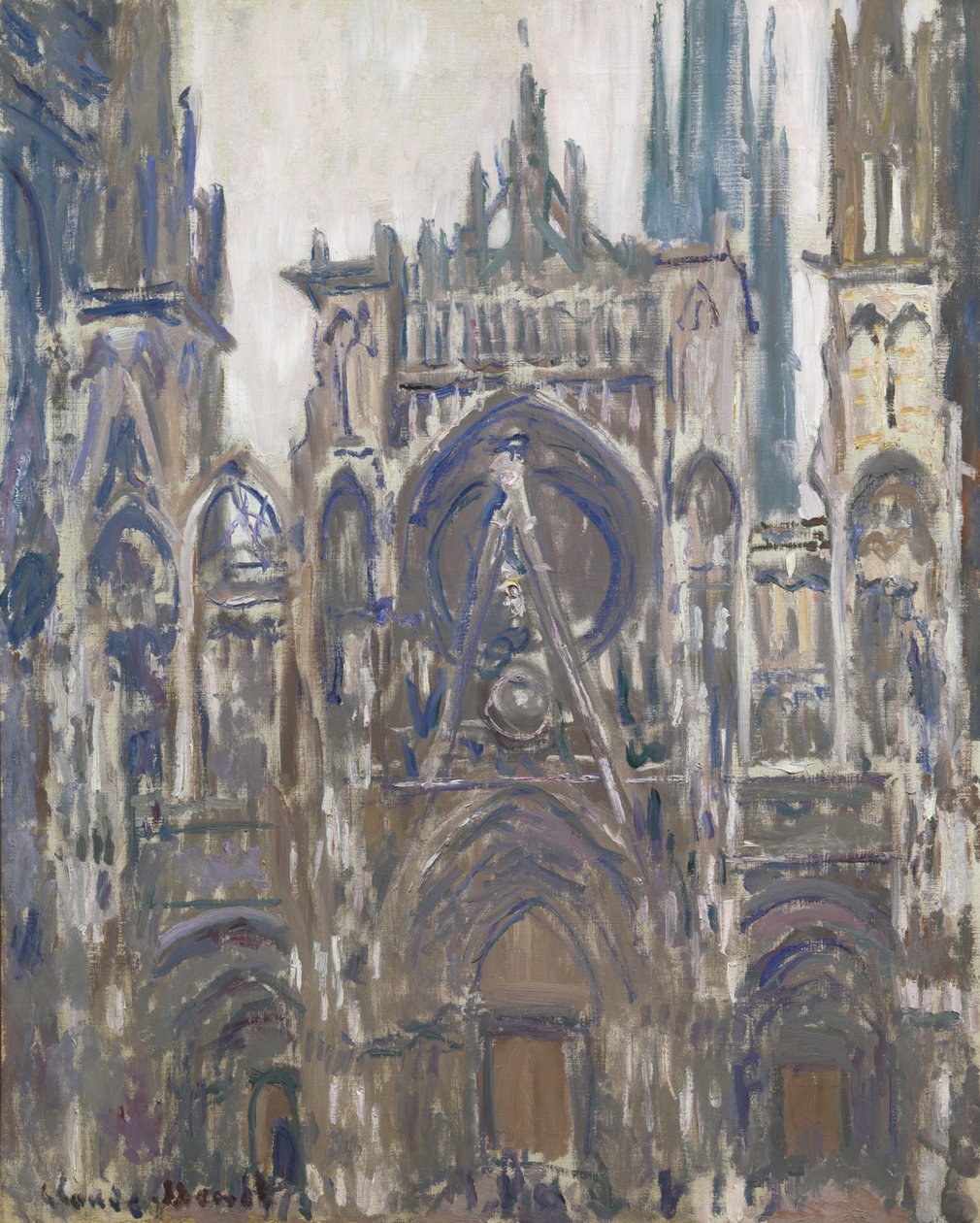 De Kathedraal van Rouen, 1892 door Claude Monet