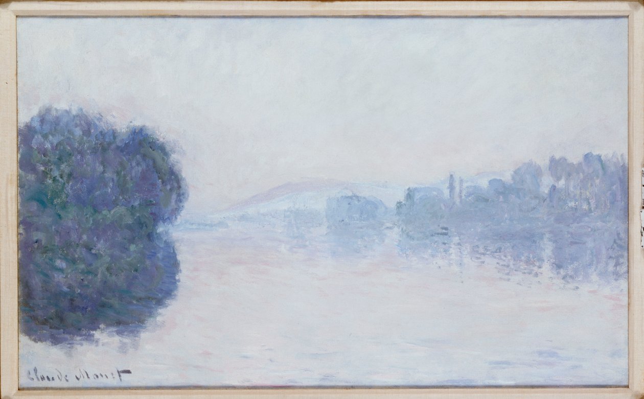 De Seine bij Vernon, Ochtend Effect door Claude Monet