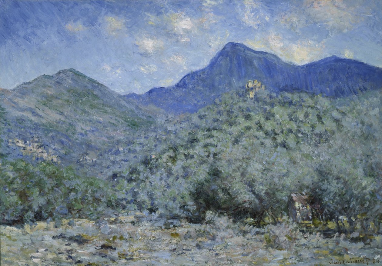 Valle Buona, nabij Bordighera door Claude Monet