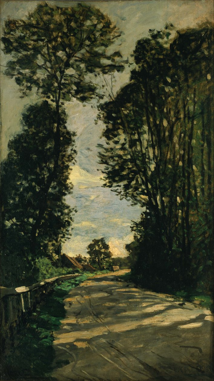 Wandelweg van de Boerderij Saint-Siméon, 1864 door Claude Monet