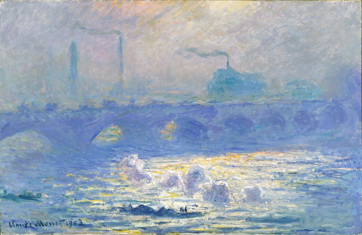 Waterloo Bridge door Claude Monet