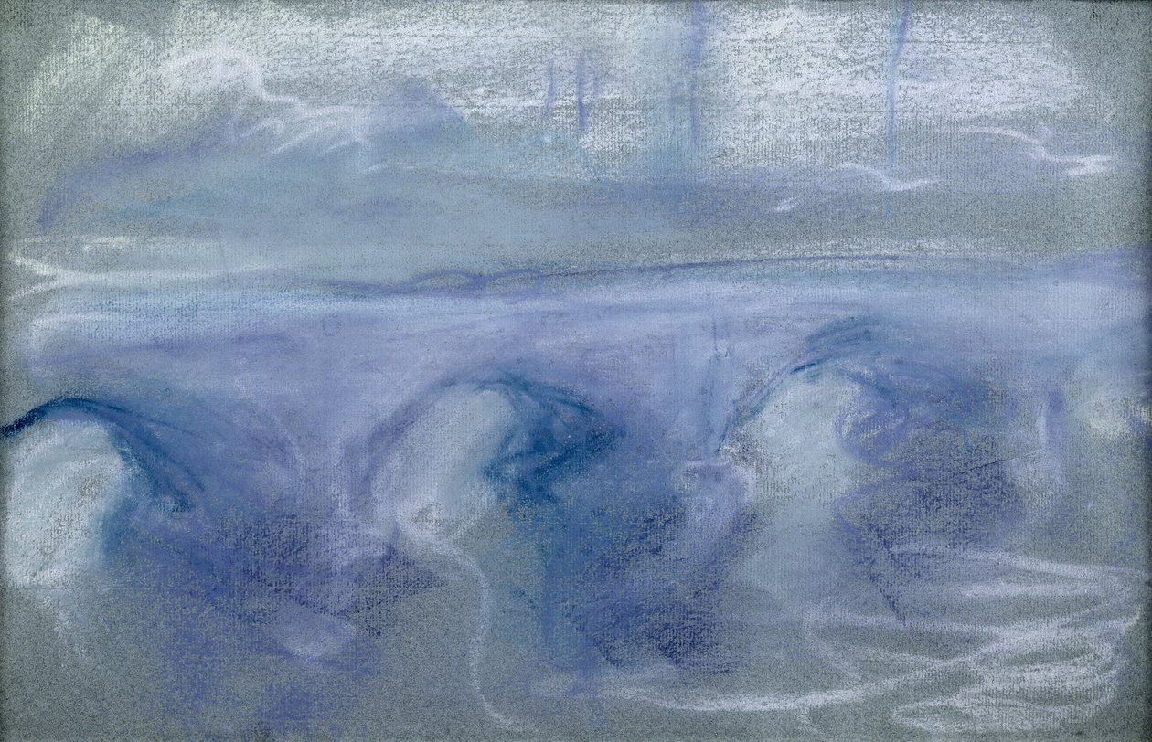 Waterloo Bridge, ca. 1900 door Claude Monet