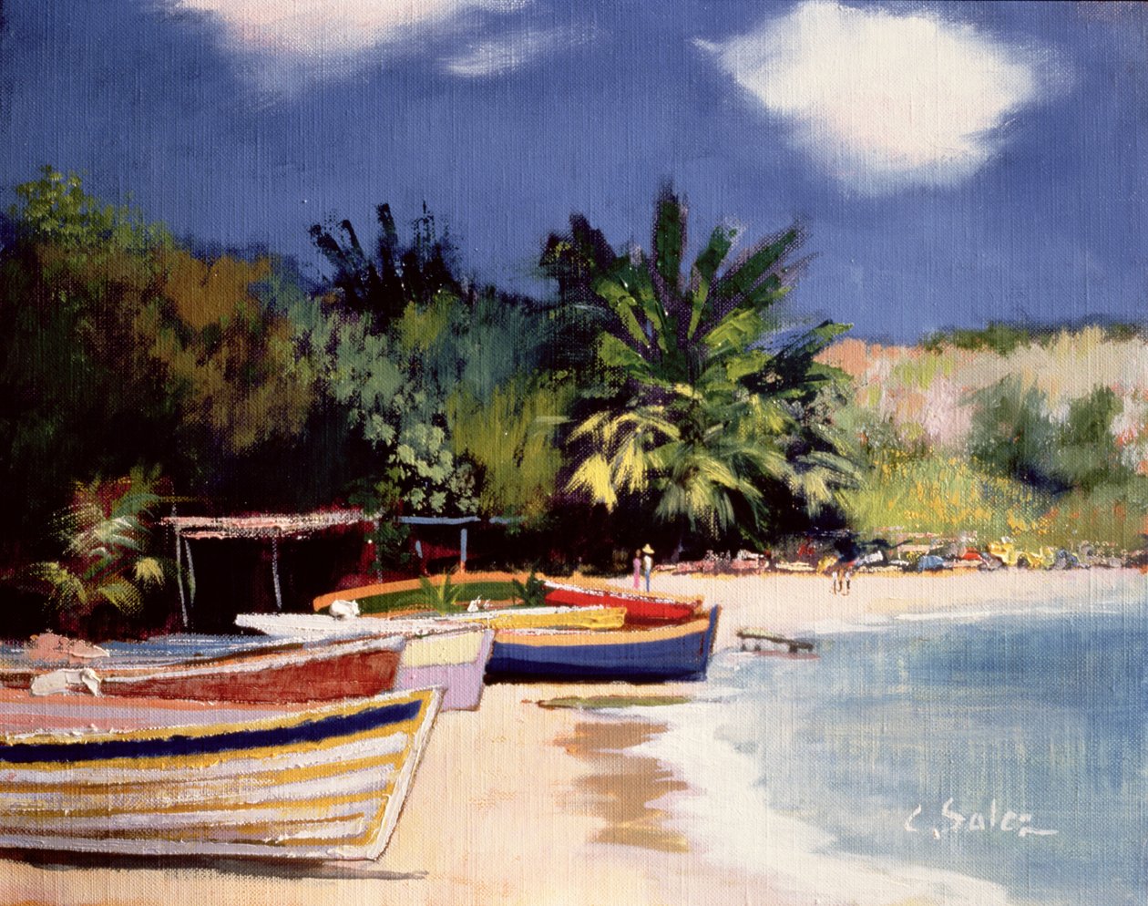 Tartane, Martinique door Claude Salez